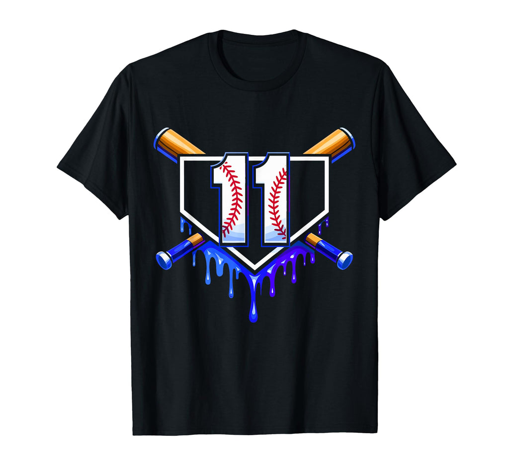 11Th Birthday Baseball 11 Years T-Shirt - Fun Novelty Design for Adults - T-Shirt, Sweatshirt, Hoodie