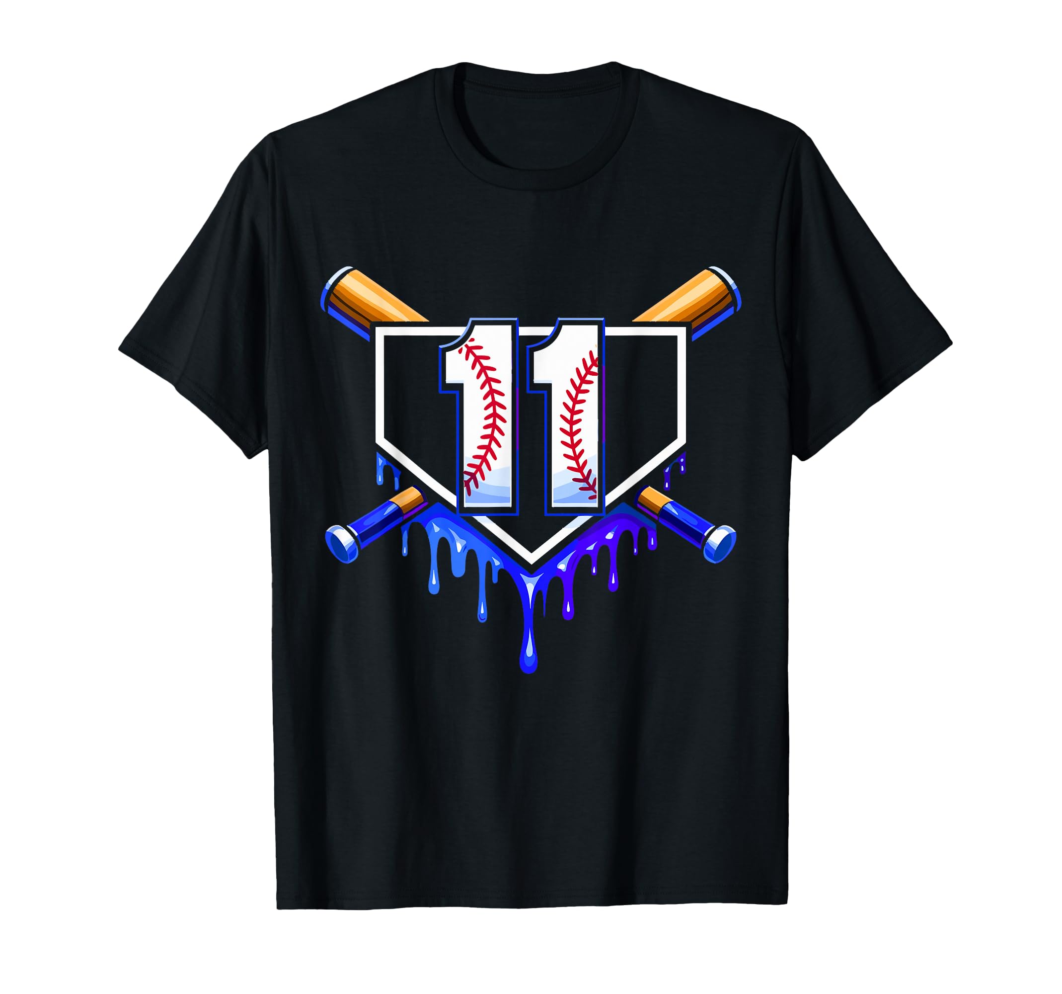 11Th Birthday Baseball 11 Years T-Shirt - Fun Novelty Design for Adults - T-Shirt, Sweatshirt, Hoodie