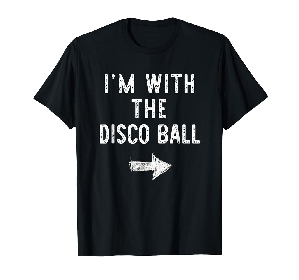 Im Disco Ball Funny Halloween Couple T-Shirt - Unique Graphic Men Women - T-Shirt, Sweatshirt, Hoodie