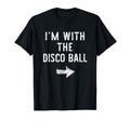 Im Disco Ball Funny Halloween Couple T-Shirt - Unique Graphic Men Women - T-Shirt, Sweatshirt, Hoodie
