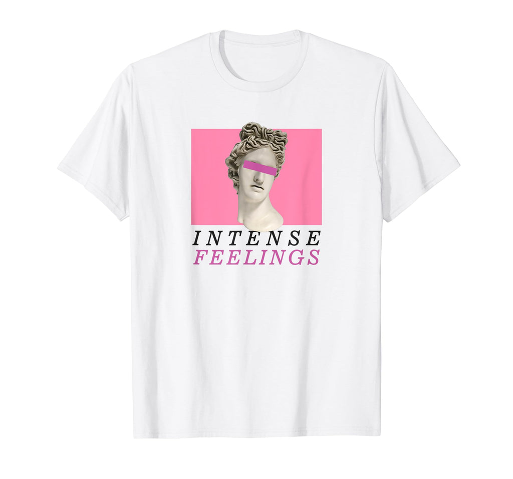 Aesthetic Intenses Feelings Statue T-Shirt - Aesthetic Graphic for Adults - T-Shirt, Sweatshirt, Hoodie