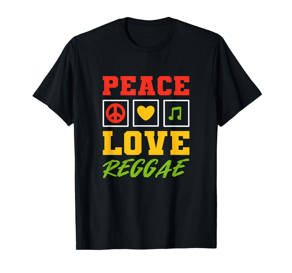 Peace Love Reggae Musician T-Shirt - Streetwear Style Men Women - T-Shirt, Sweatshirt, Hoodie