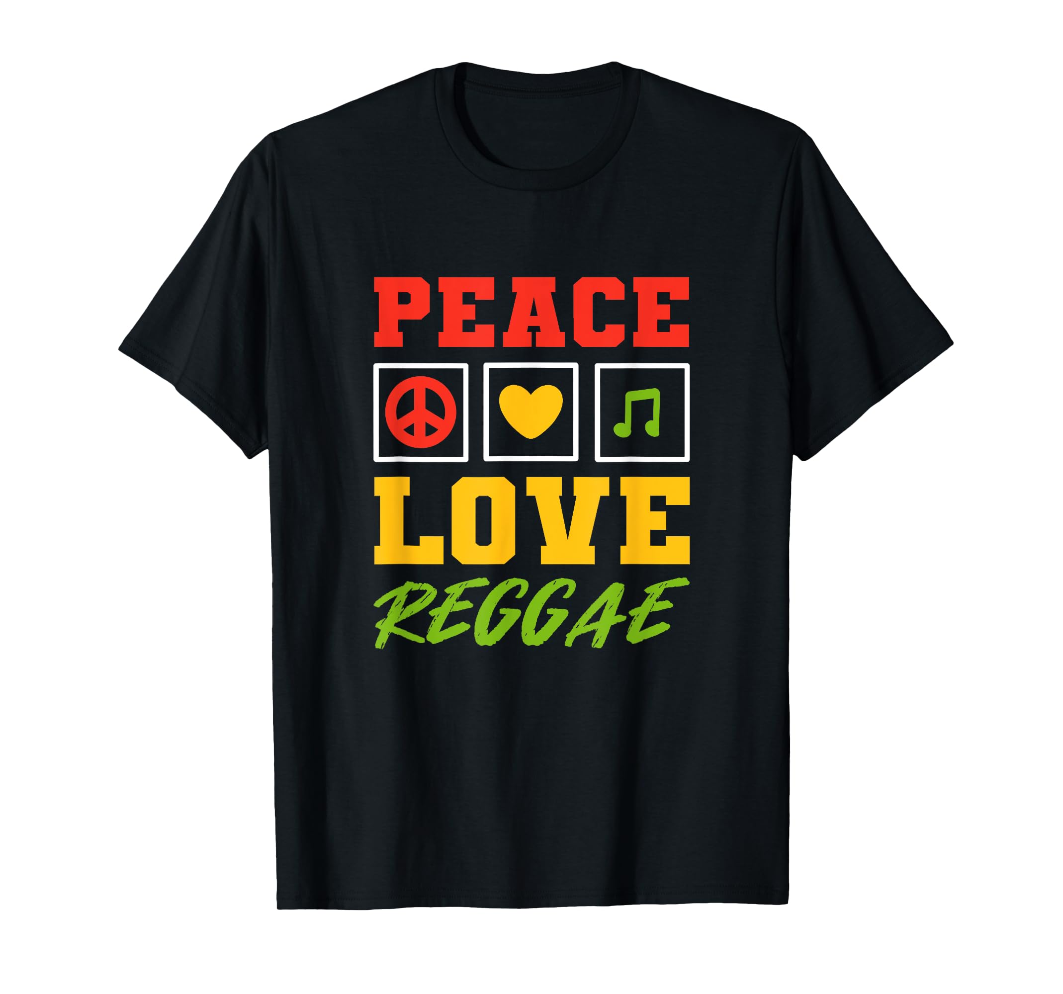 Peace Love Reggae Musician T-Shirt - Streetwear Style Men Women - T-Shirt, Sweatshirt, Hoodie