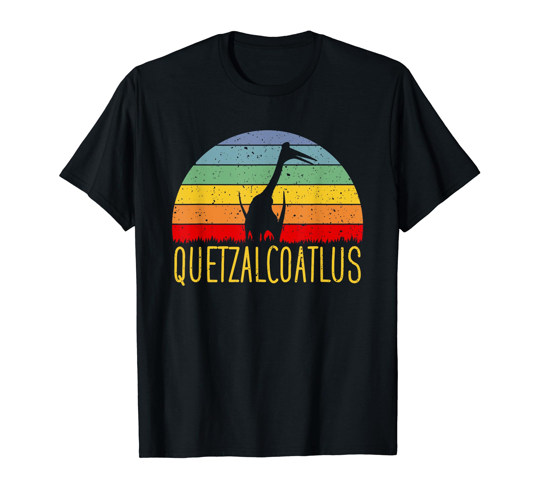 Quetzalcoatlus Sunset Dinosaur Paleontology T-Shirt - Unique Graphic Unisex - T-Shirt, Sweatshirt, Hoodie