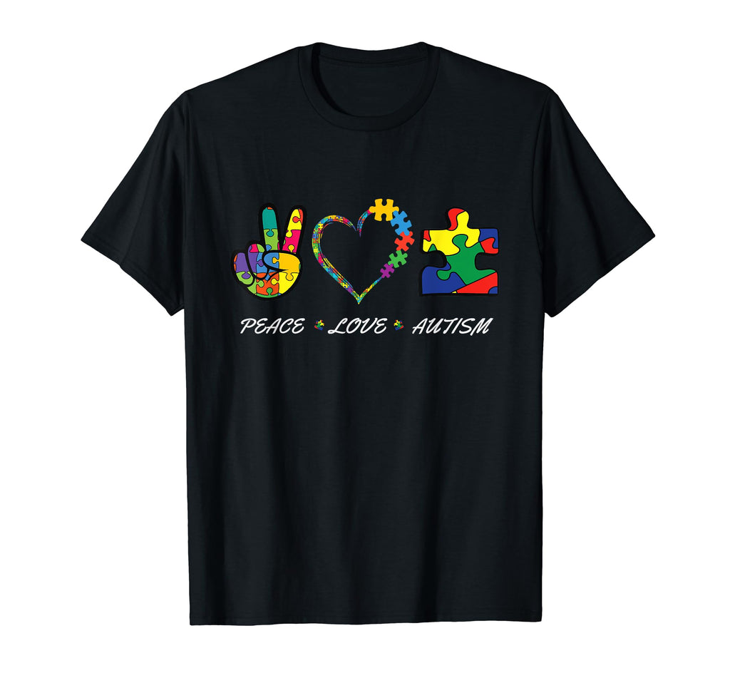 Colorful Puzzle Pieces Autism Awareness T-Shirt - Streetwear Style Unisex - T-Shirt, Sweatshirt, Hoodie