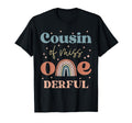 Cousin Miss Onederful Boho Rainbow T-Shirt - Trendy Graphic Men Women - T-Shirt, Sweatshirt, Hoodie