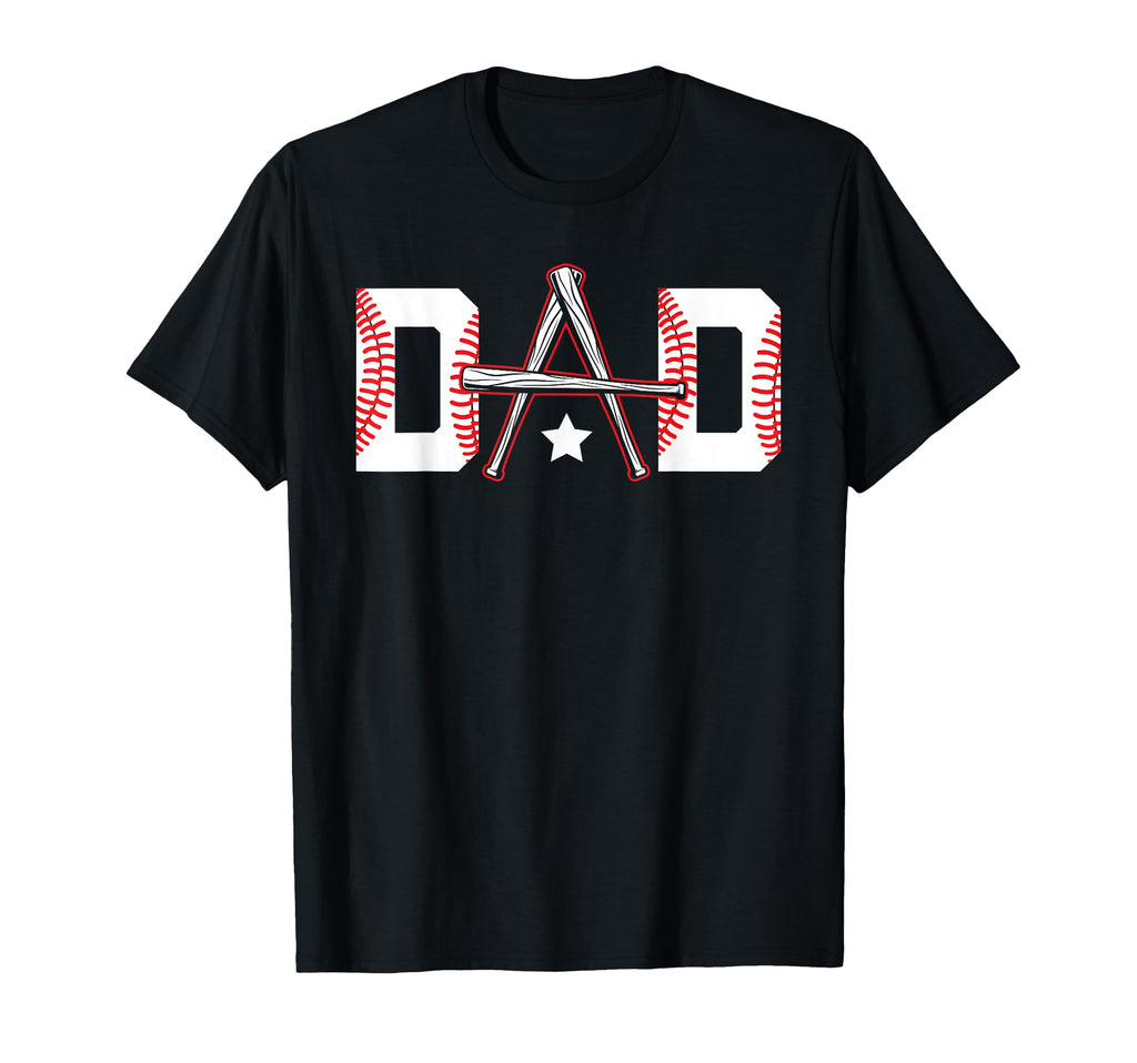 Baseball Dad Baseball Player Baseball T-Shirt - Minimalist Print Men Women - T-Shirt, Sweatshirt, Hoodie