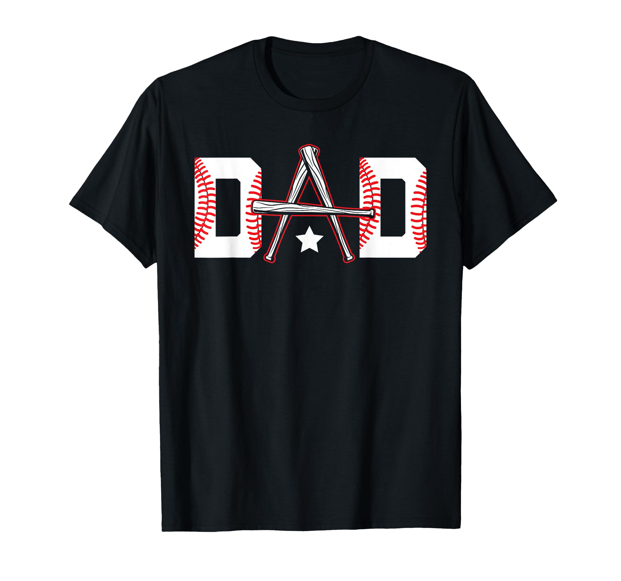 Baseball Dad Baseball Player Baseball T-Shirt - Minimalist Print Men Women - T-Shirt, Sweatshirt, Hoodie