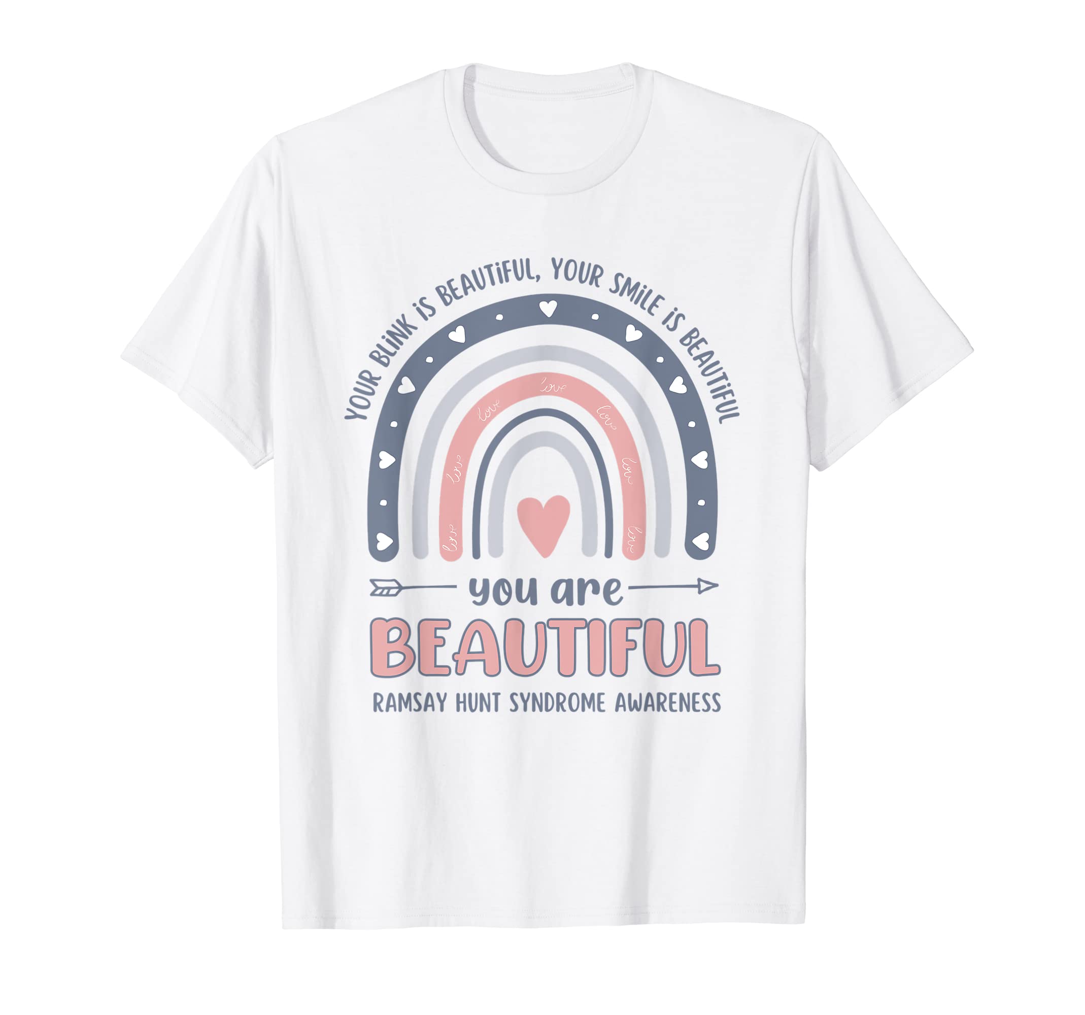 Ramsay Hunt Syndrome Awareness Boho T-Shirt - Minimalist Print for Adults - T-Shirt, Sweatshirt, Hoodie