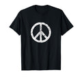 Distressed Hippie Peace Sign Symbol T-Shirt - Unique Graphic Men Women - T-Shirt, Sweatshirt, Hoodie