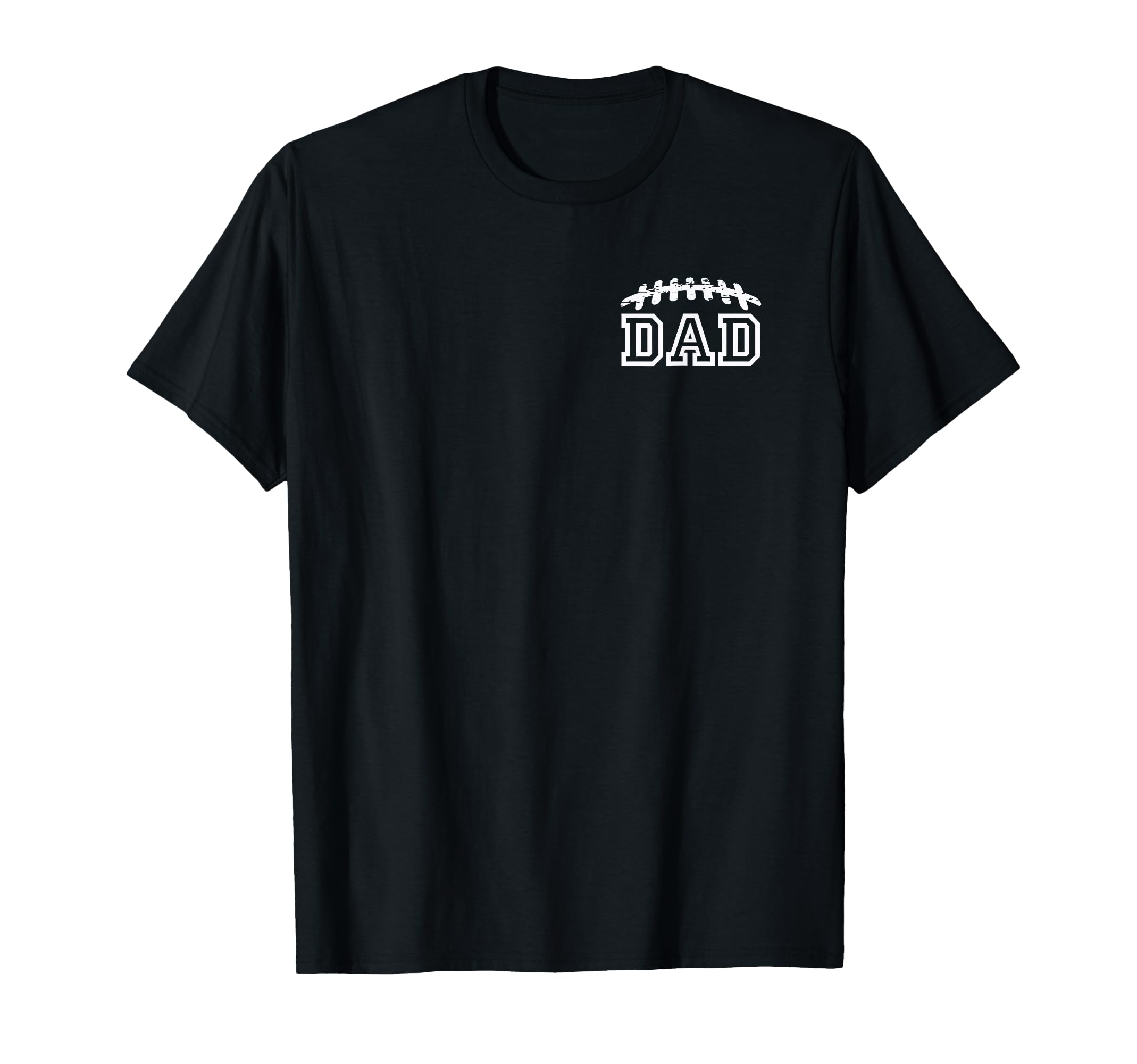 Minimal Football Dad Chest Logo Game T-Shirt - Fun Novelty Design Unisex - T-Shirt, Sweatshirt, Hoodie