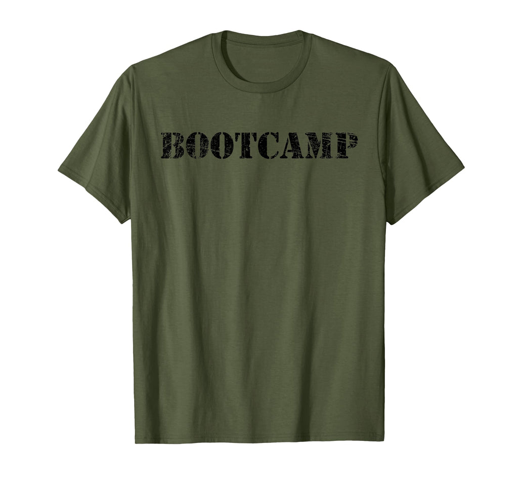 Army Bootcamp Usa Military Distressed T-Shirt - Aesthetic Graphic Unisex - T-Shirt, Sweatshirt, Hoodie