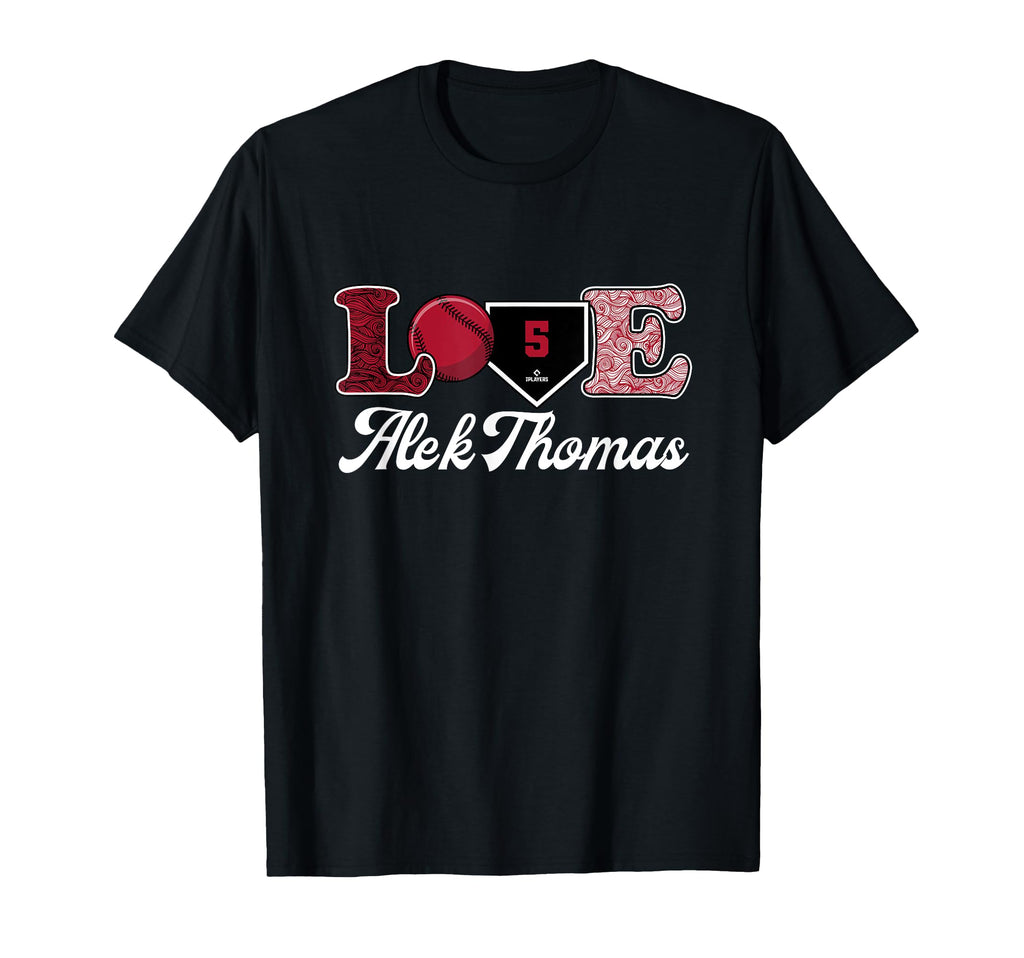 Love Alek Thomas Arizona Baseball Mlbpa T-Shirt - Streetwear Style Unisex - T-Shirt, Sweatshirt, Hoodie