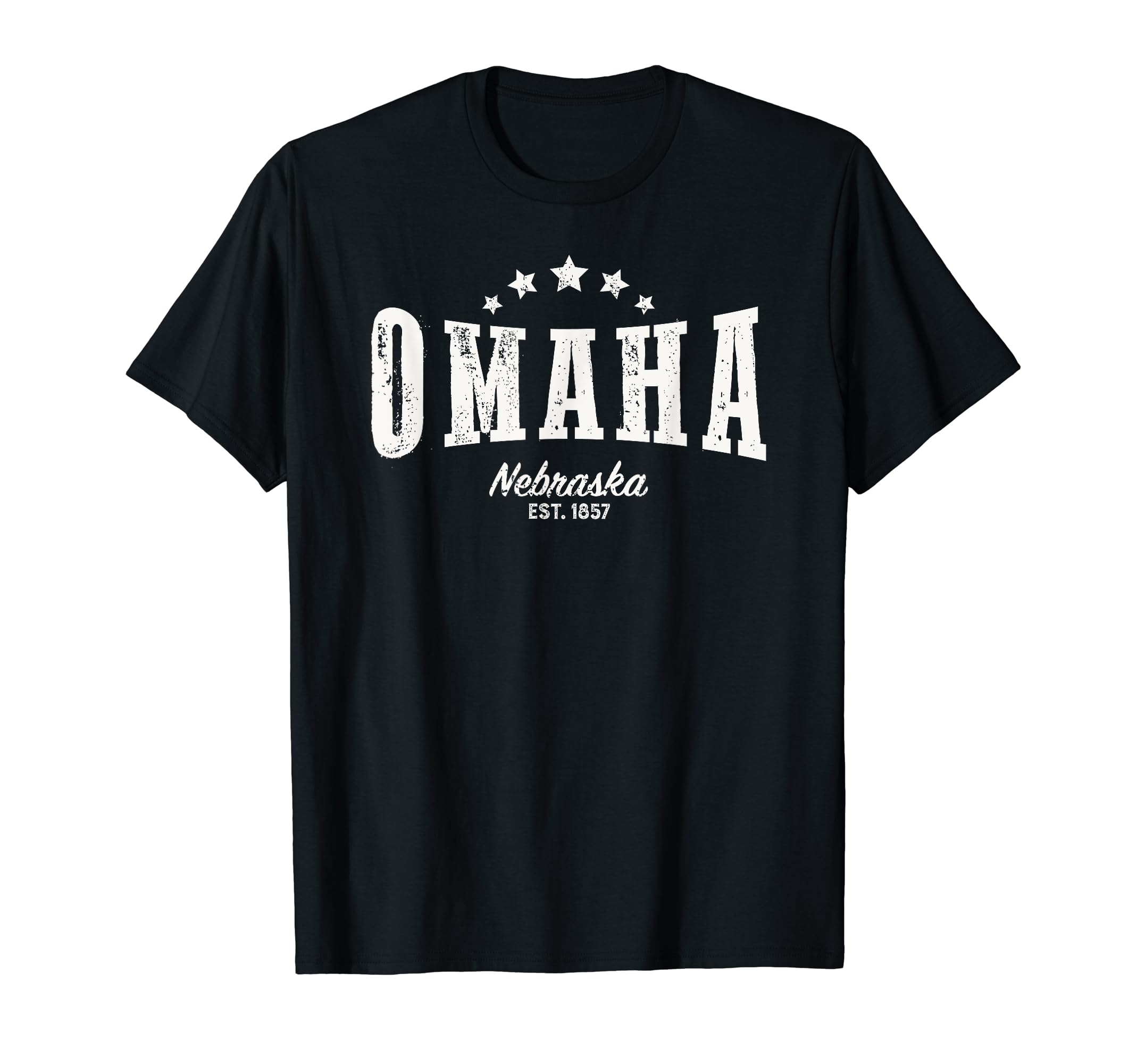 Omaha Ne Distressed Home City Pride T-Shirt - Graphic Print Unisex - T-Shirt, Sweatshirt, Hoodie