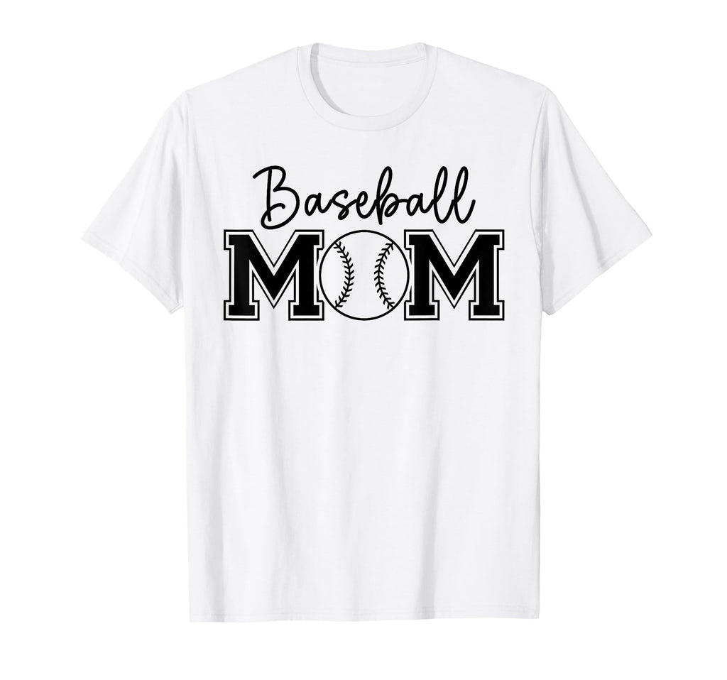 Funny Baseball Mom Baseball Game Day T-Shirt - Minimalist Print Unisex - T-Shirt, Sweatshirt, Hoodie