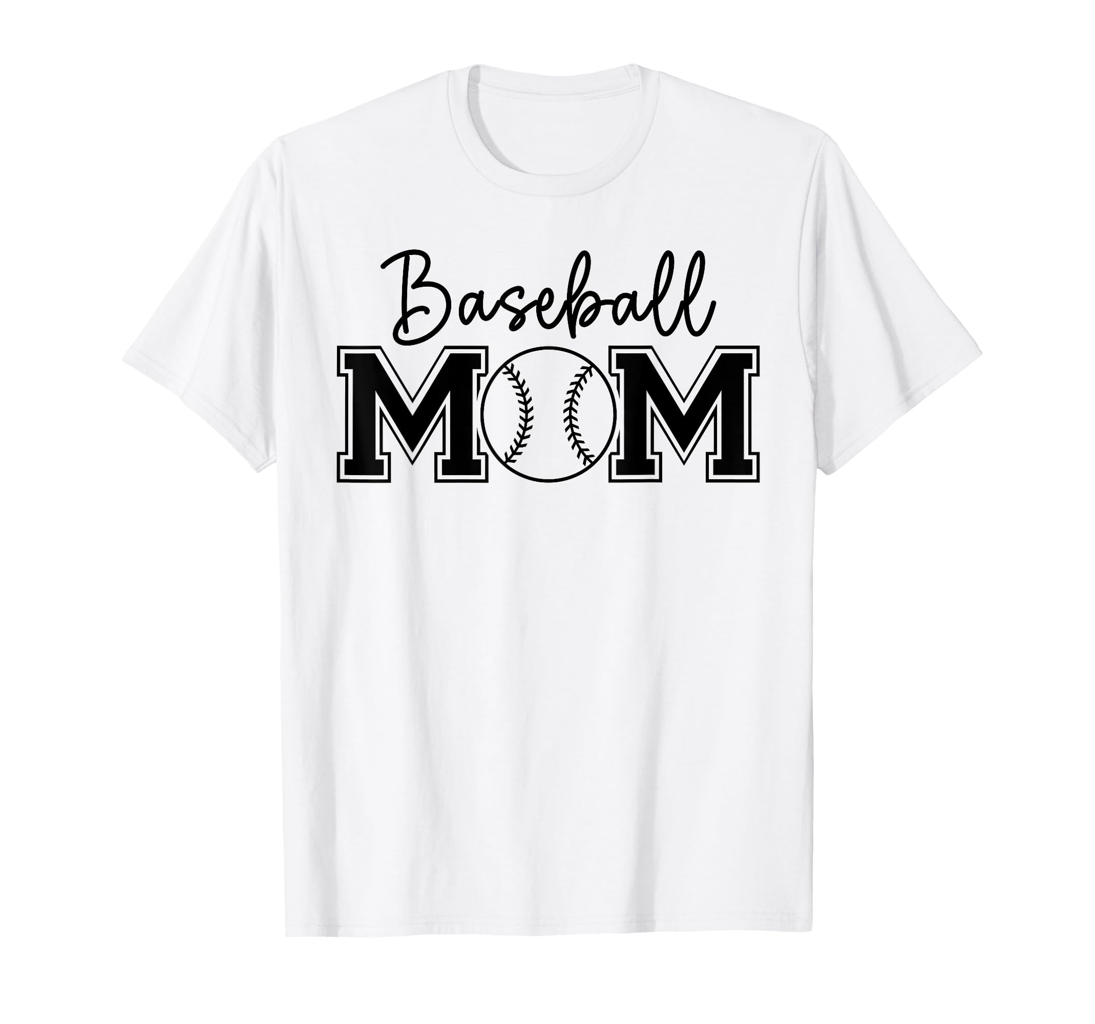 Funny Baseball Mom Baseball Game Day T-Shirt - Minimalist Print Unisex - T-Shirt, Sweatshirt, Hoodie