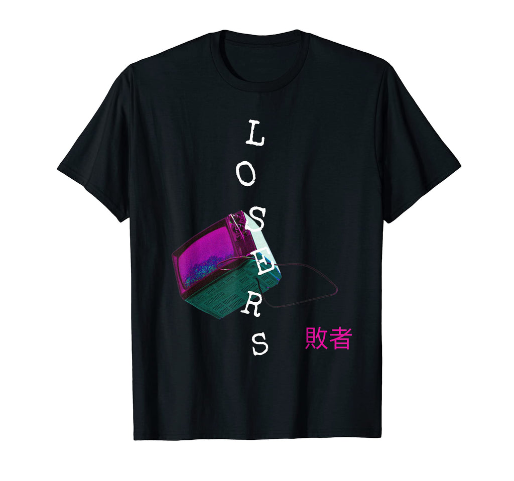 Losers Soft Grunge Aesthetic Vaporwave T-Shirt - Graphic Print for Adults - T-Shirt, Sweatshirt, Hoodie