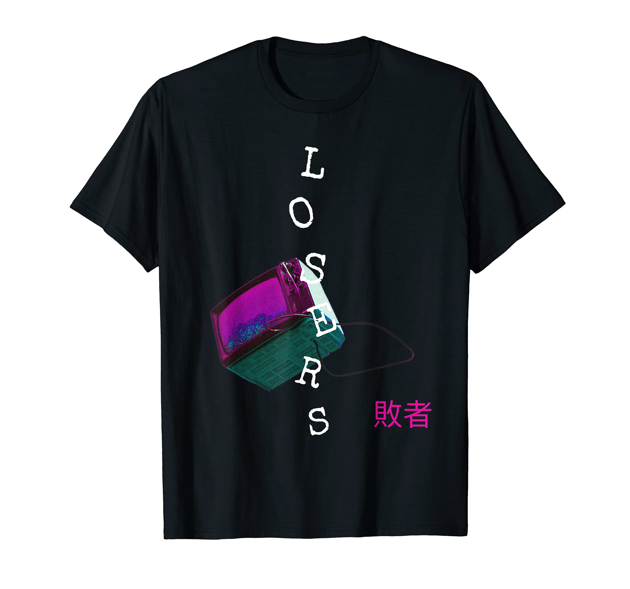 Losers Soft Grunge Aesthetic Vaporwave T-Shirt - Graphic Print for Adults - T-Shirt, Sweatshirt, Hoodie
