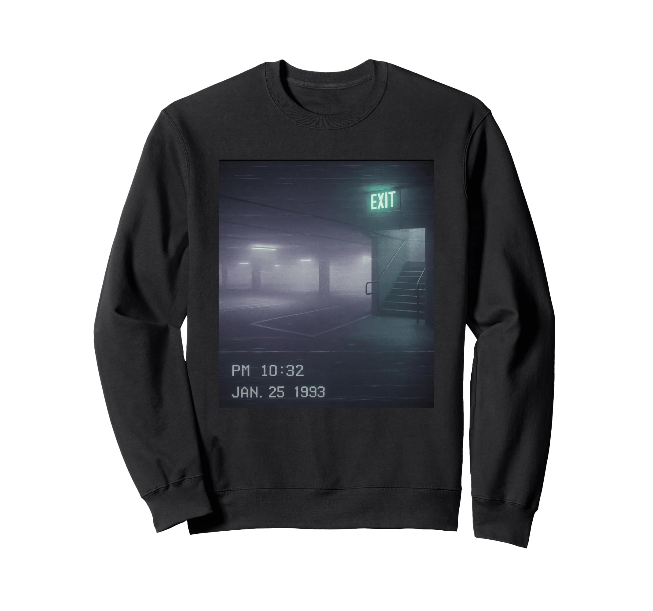 Parking Lot Dreamcore Aesthetic Sweatshirt - Graphic Print for Adults - T-Shirt, Sweatshirt, Hoodie