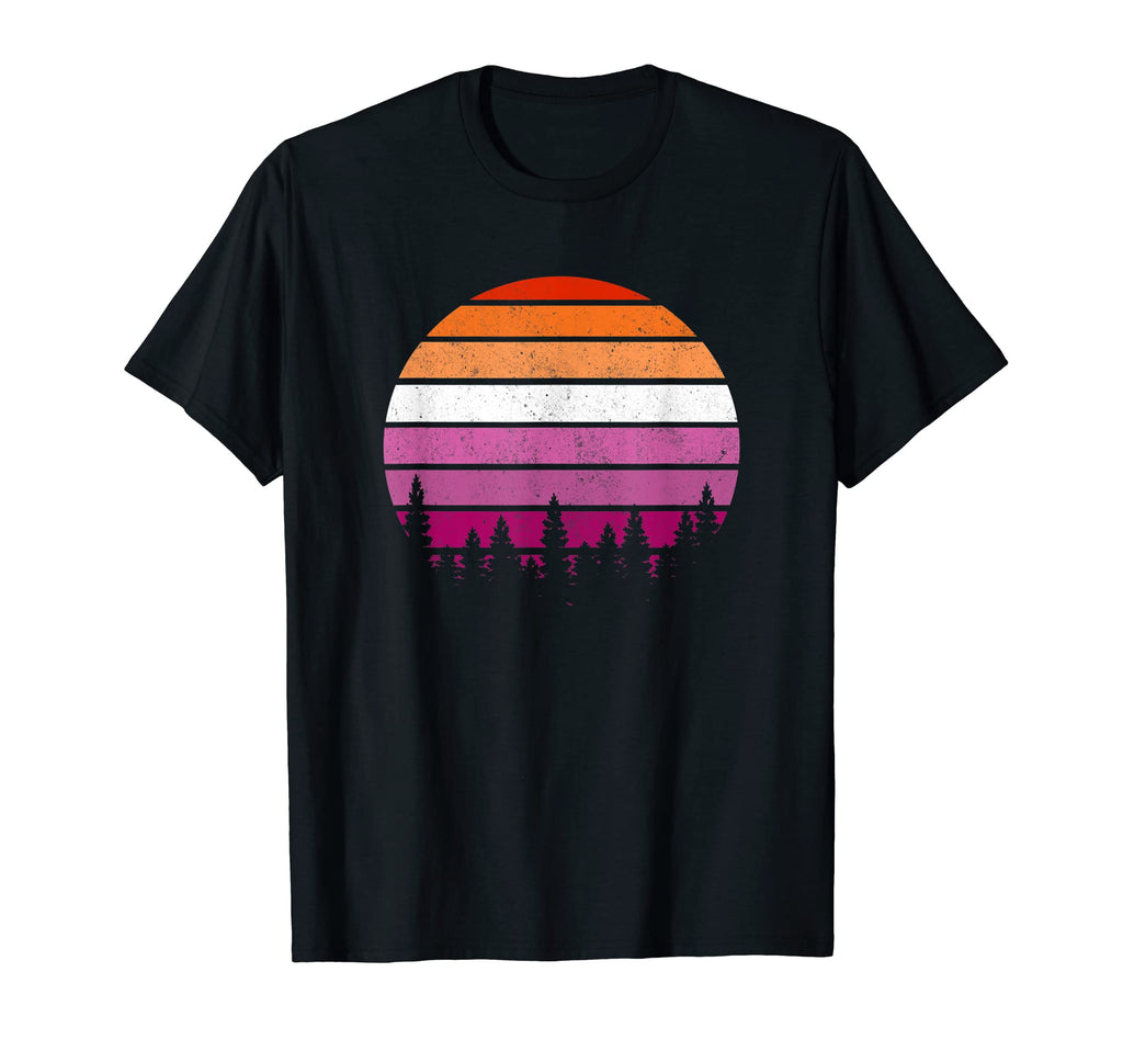 Sunset Subtle Lesbian Pride T-Shirt - Casual Everyday Wear for Adults - T-Shirt, Sweatshirt, Hoodie