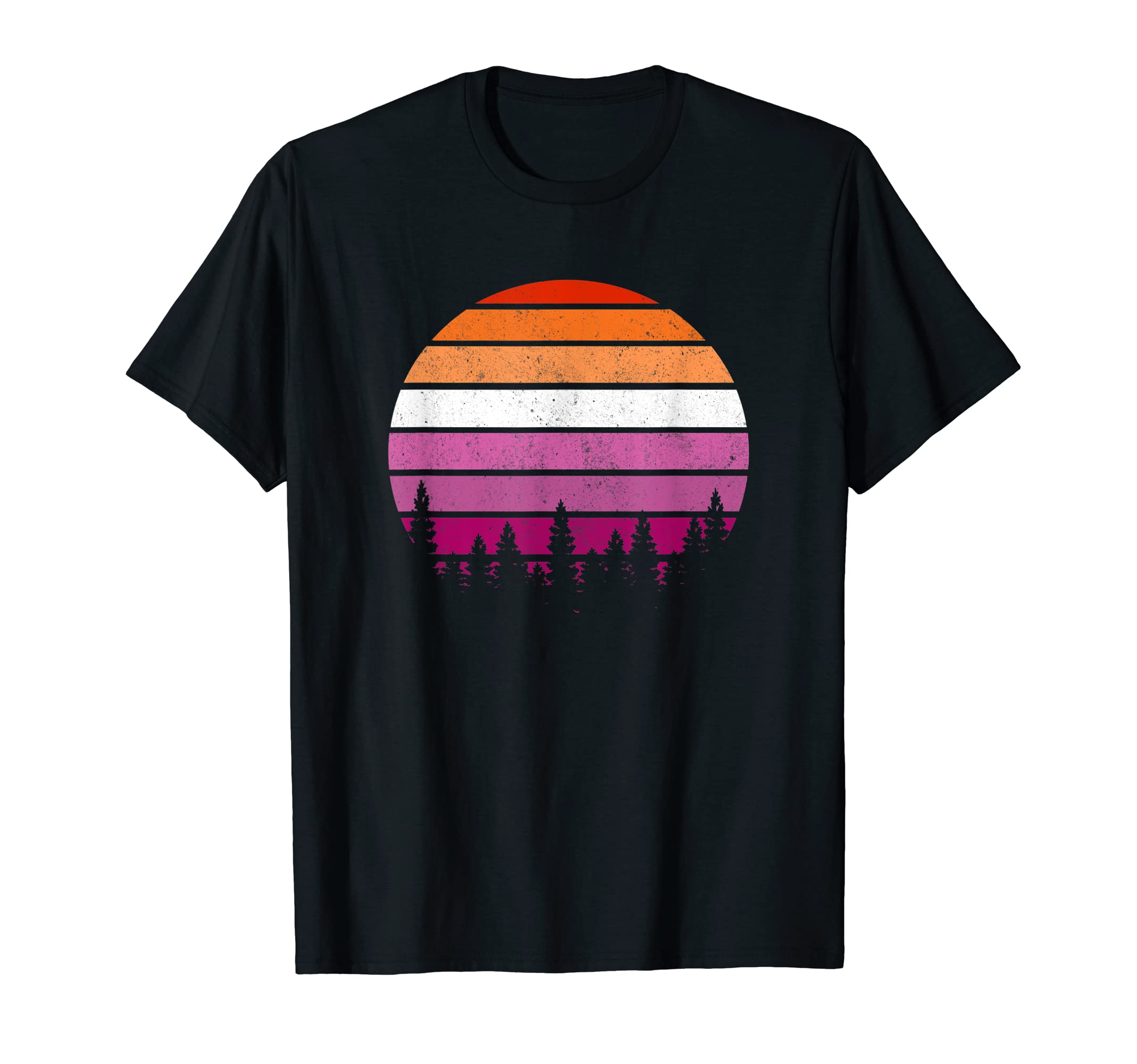 Sunset Subtle Lesbian Pride T-Shirt - Casual Everyday Wear for Adults - T-Shirt, Sweatshirt, Hoodie