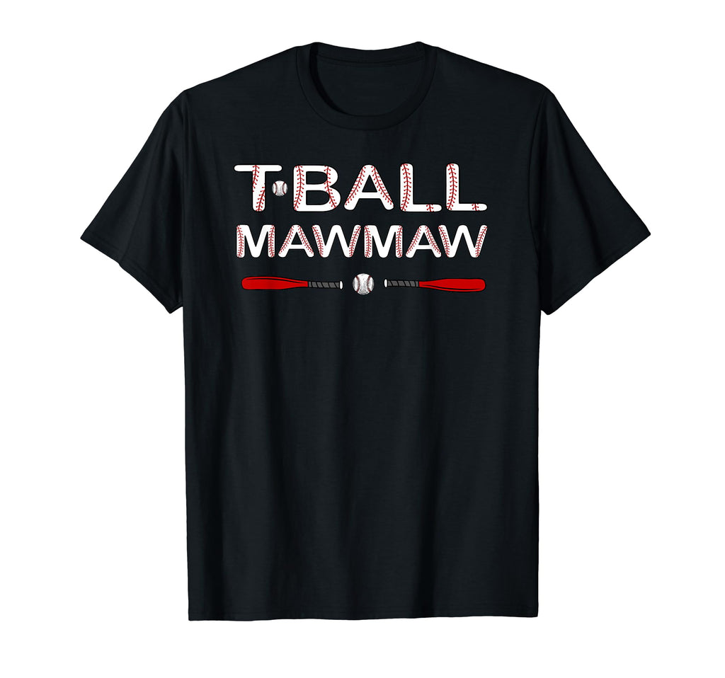 T Ball Mawmaw Grandma Ball Baseball T-Shirt - Custom Art Print Unisex - T-Shirt, Sweatshirt, Hoodie