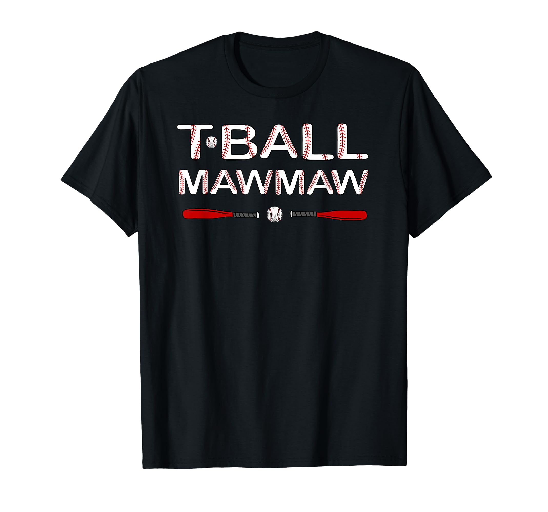 T Ball Mawmaw Grandma Ball Baseball T-Shirt - Custom Art Print Unisex - T-Shirt, Sweatshirt, Hoodie