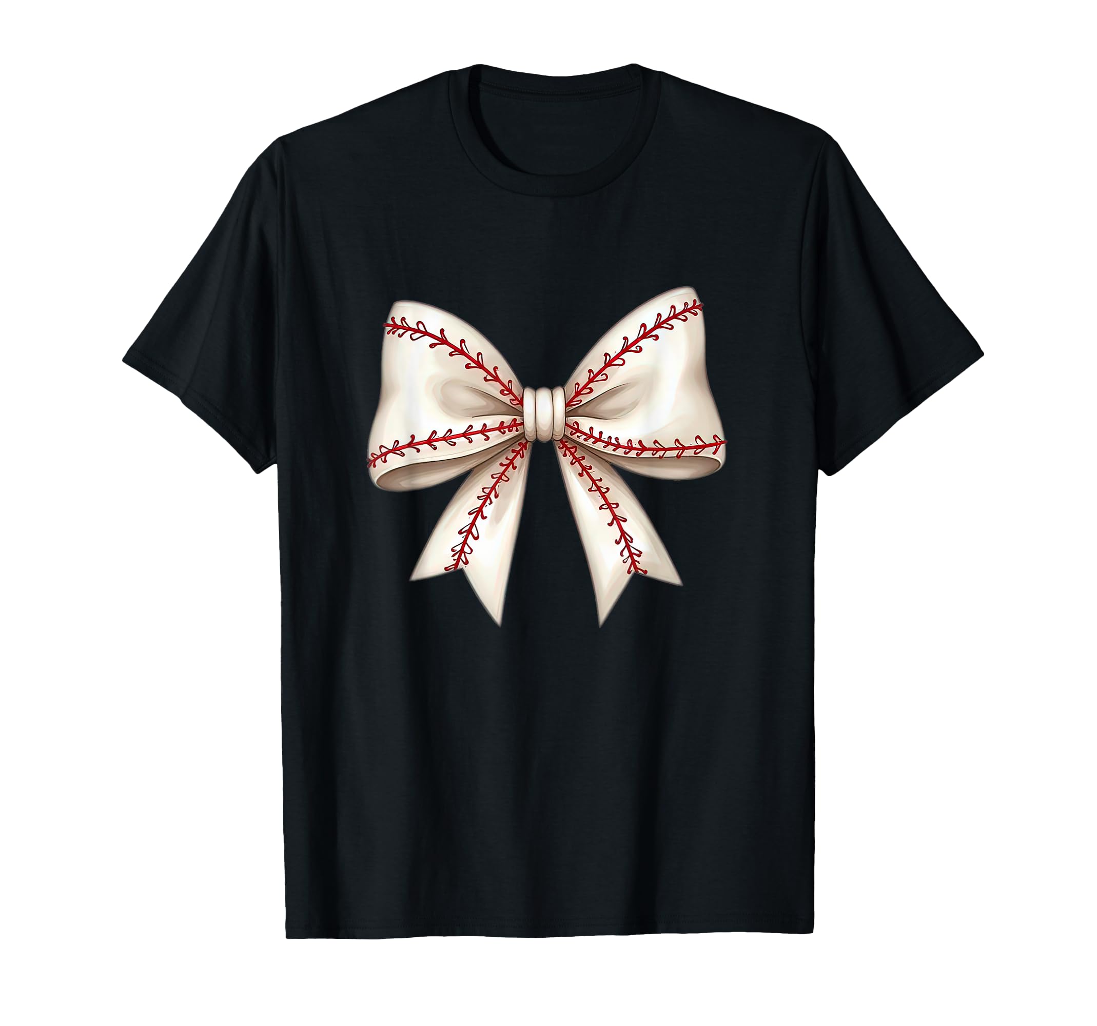 Baseball Coquette Bow Mom Baseball T-Shirt - Minimalist Print for Adults - T-Shirt, Sweatshirt, Hoodie