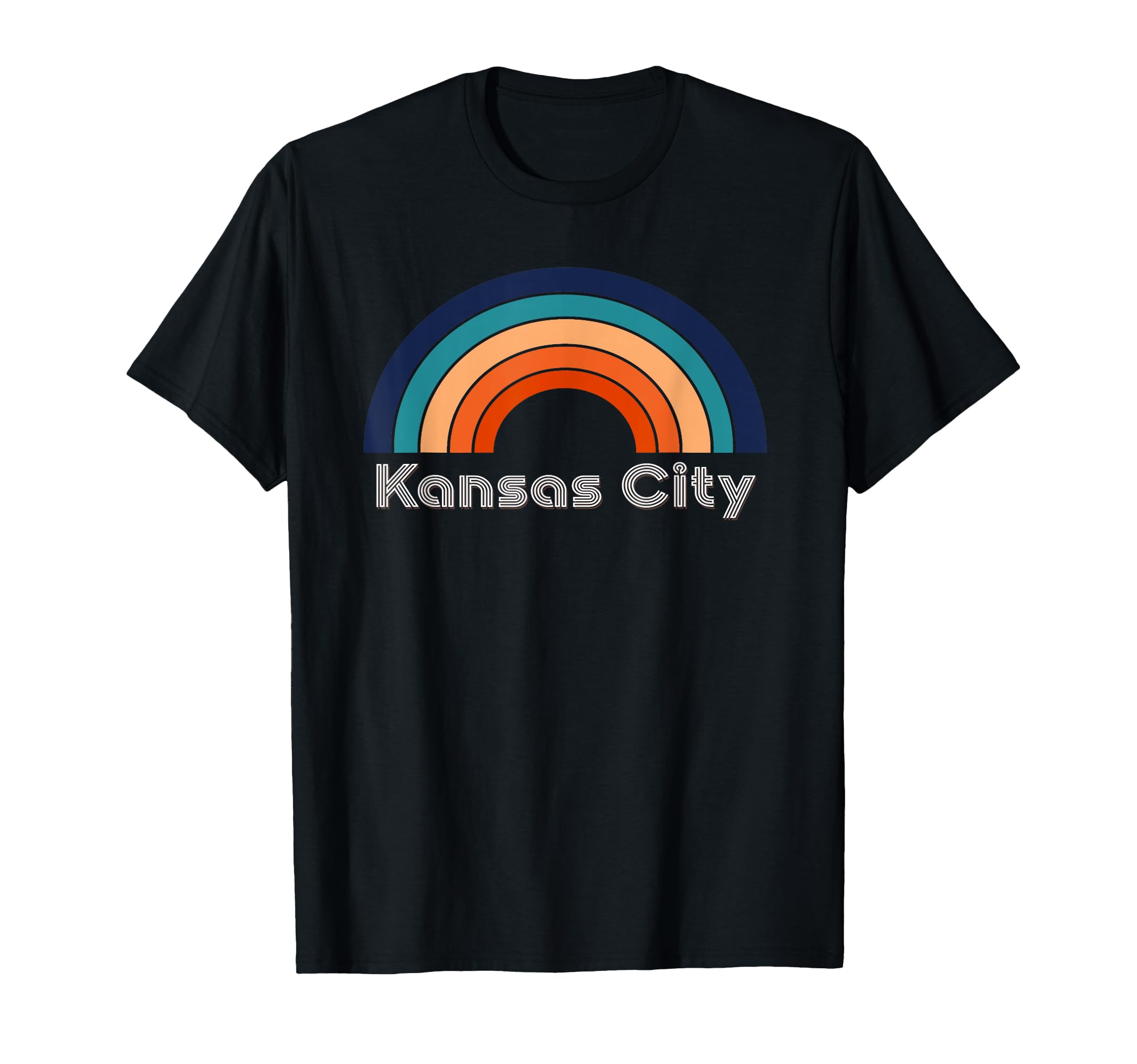 Kansas City Rainbow T-Shirt - Novelty Apparel for Adults - T-Shirt, Sweatshirt, Hoodie