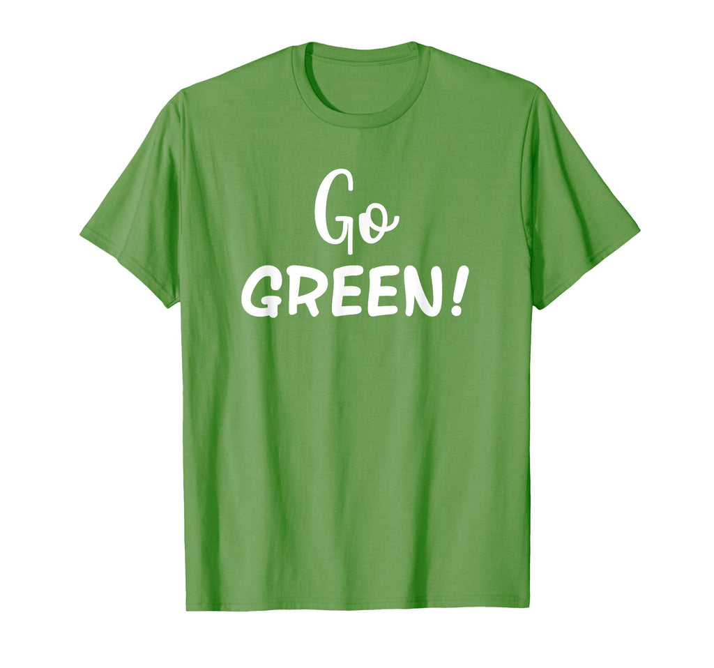 Go Green Team Spirit Game School T-Shirt - Aesthetic Graphic Unisex - T-Shirt, Sweatshirt, Hoodie