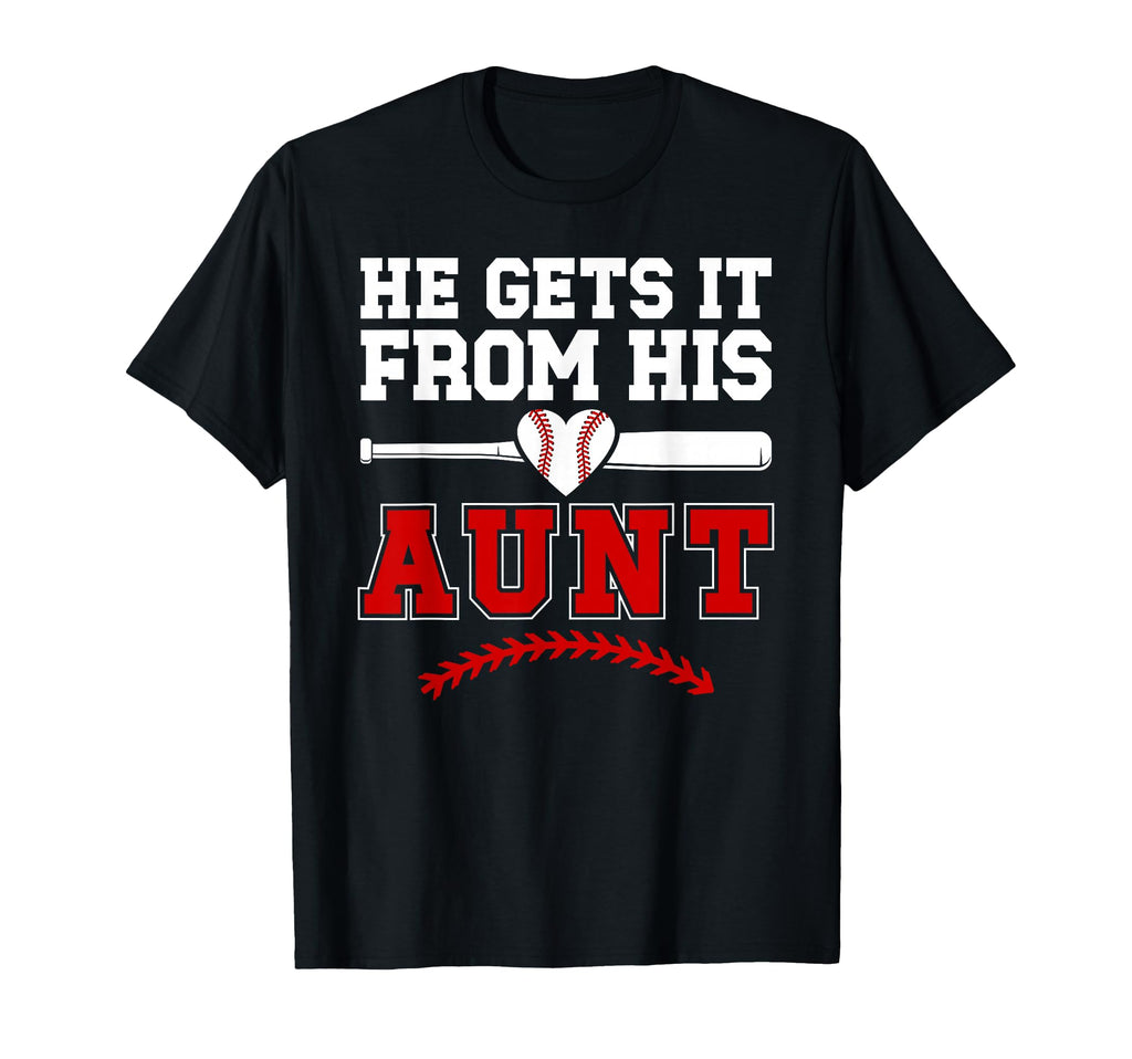 Proud Baseball Aunt Baseball Player T-Shirt - Minimalist Print Men Women - T-Shirt, Sweatshirt, Hoodie