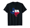 Texas Flag Distressed Texan Tx Flags T-Shirt - Custom Art Print for Adults - T-Shirt, Sweatshirt, Hoodie