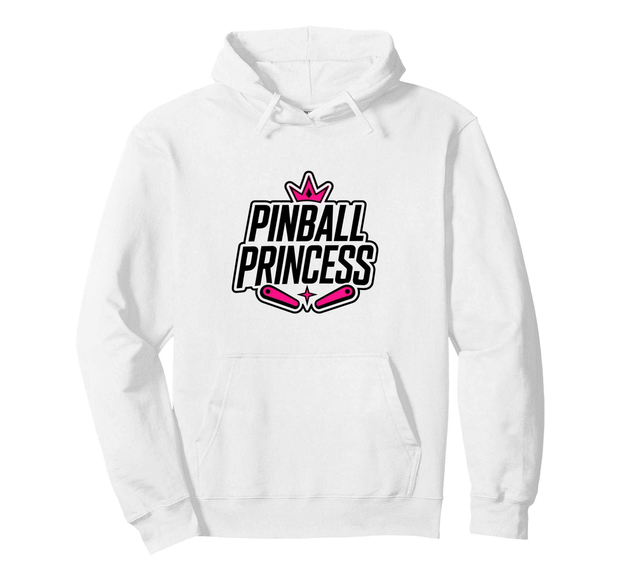 Pinball Princess Machines Funny Hoodie - Casual Everyday Wear Unisex - T-Shirt, Sweatshirt, Hoodie