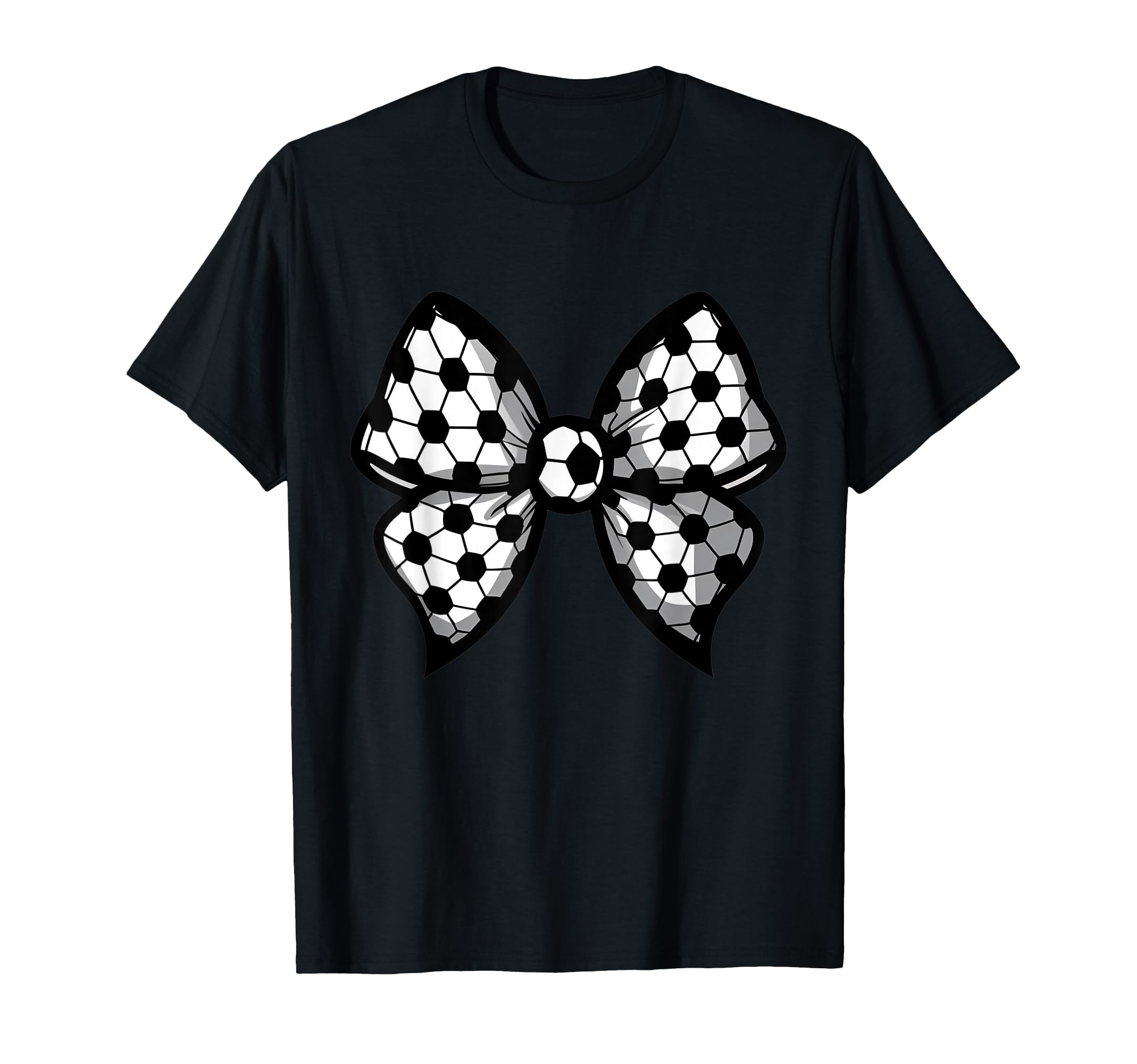 Coquette Bow Soccer Ball Mom Life Game T-Shirt - Trendy Graphic for Adults - T-Shirt, Sweatshirt, Hoodie