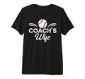 Baseball Coachs Wife Proud Wife T-Shirt - Streetwear Style for Adults - T-Shirt, Sweatshirt, Hoodie