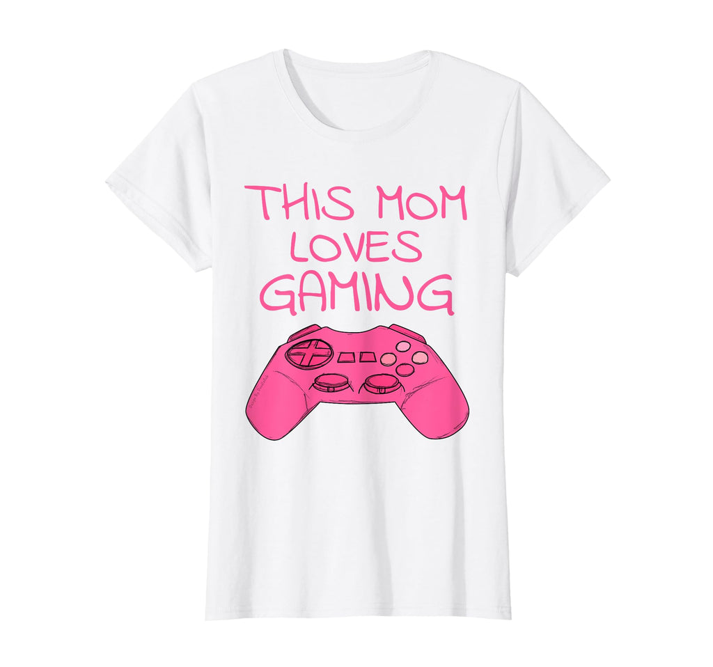 This Mom Loves Gaming Mothers T-Shirt - Casual Everyday Wear for Adults - T-Shirt, Sweatshirt, Hoodie
