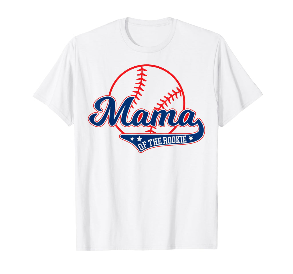Funny Baseball Mama Rookie T-Shirt - Casual Everyday Wear for Adults - T-Shirt, Sweatshirt, Hoodie