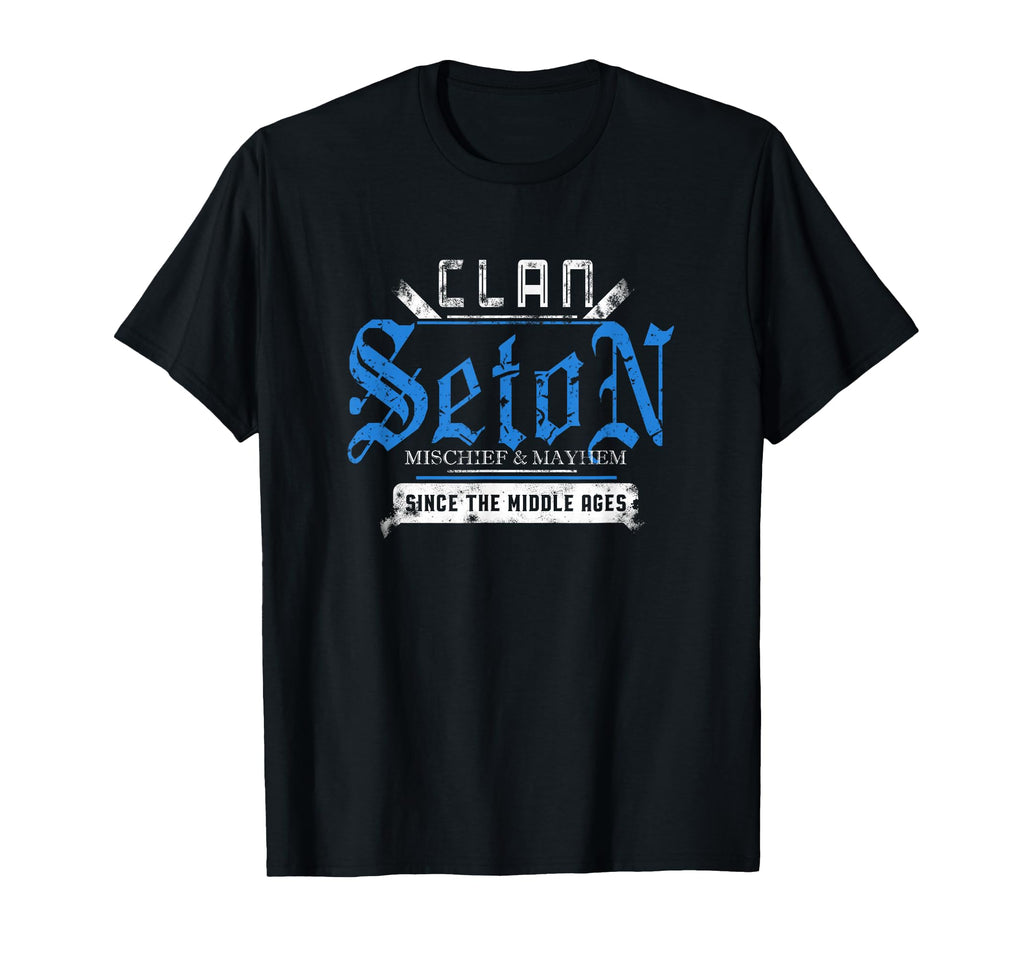 Clan Seton Mischief And Mayhem Since T-Shirt - Unique Graphic for Adults - T-Shirt, Sweatshirt, Hoodie