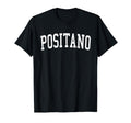 Positano Beach Distressed White Varsity T-Shirt - Trendy Graphic for Adults - T-Shirt, Sweatshirt, Hoodie