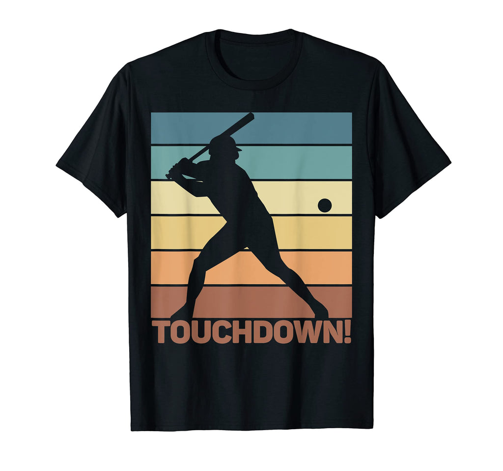 Baseball Touchdown Player Softball T-Shirt - Minimalist Print Men Women - T-Shirt, Sweatshirt, Hoodie
