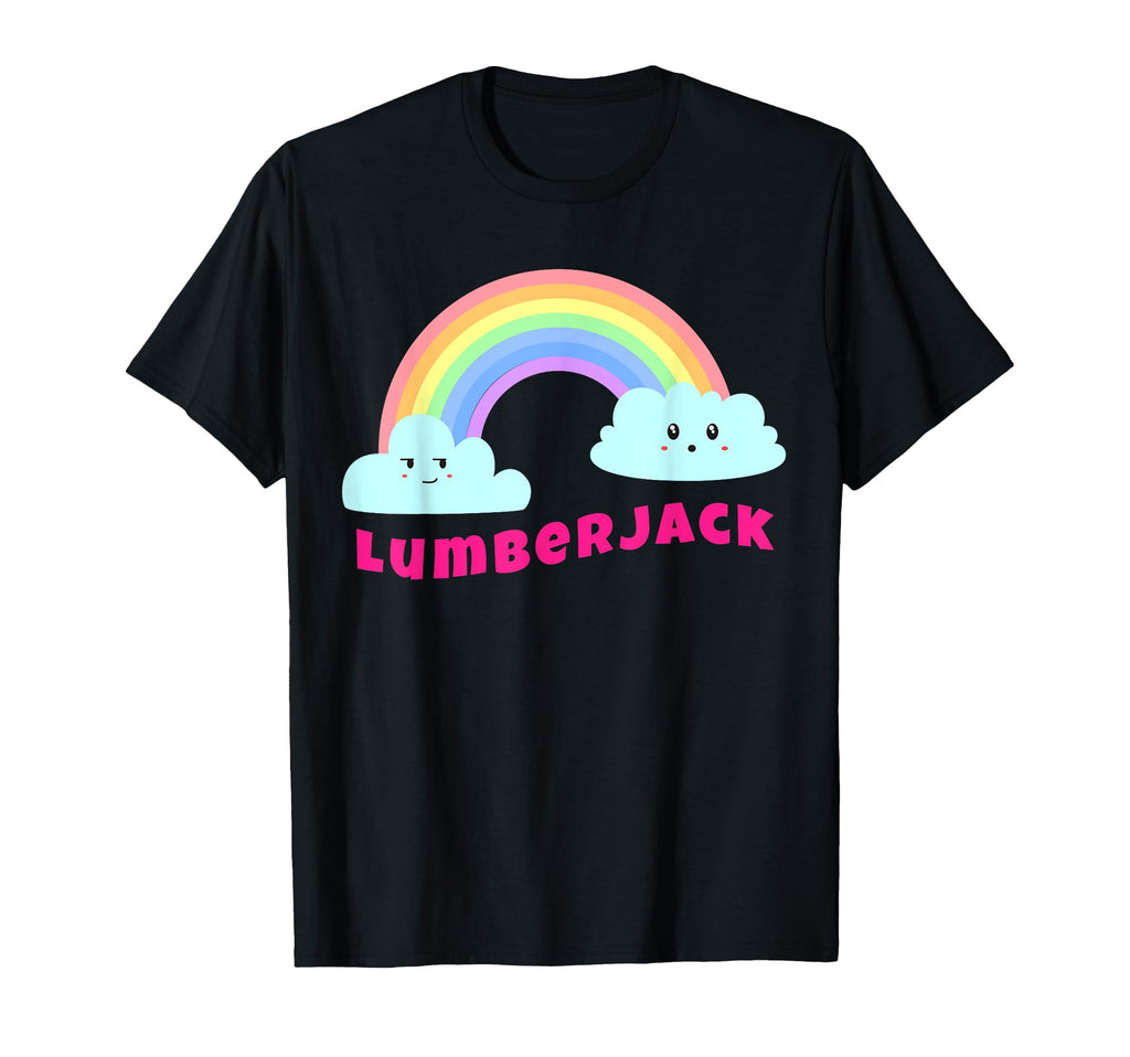 Lumberjack Shirts Sarcastic Rainbow T-Shirt - Graphic Print for Adults - T-Shirt, Sweatshirt, Hoodie