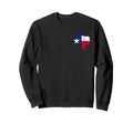Texas State Flag Map Distressed Sweatshirt - Streetwear Style Men Women - T-Shirt, Sweatshirt, Hoodie