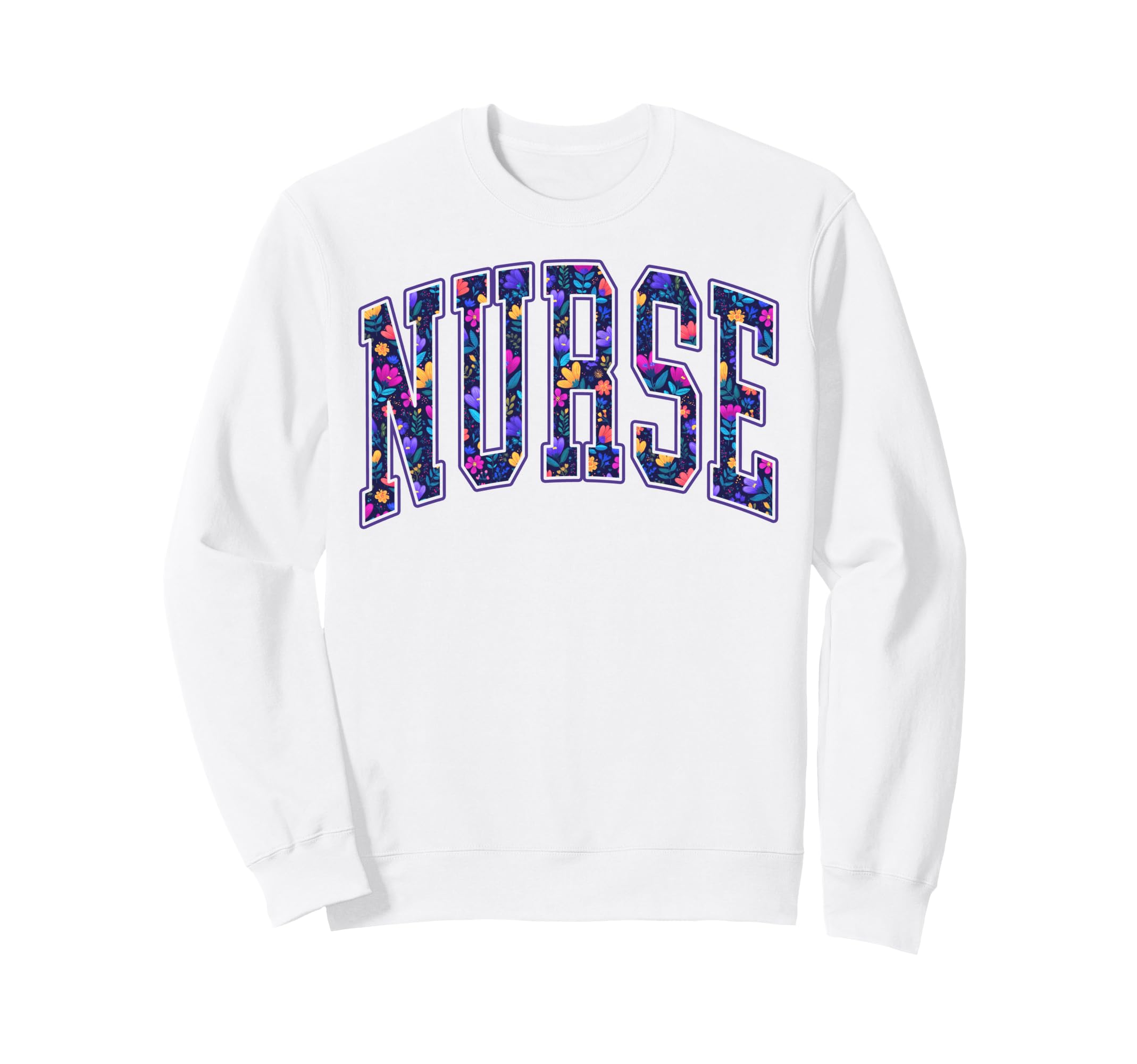Floral Rn Boho Nurse Doctor Sweatshirt - Unique Graphic for Adults - T-Shirt, Sweatshirt, Hoodie