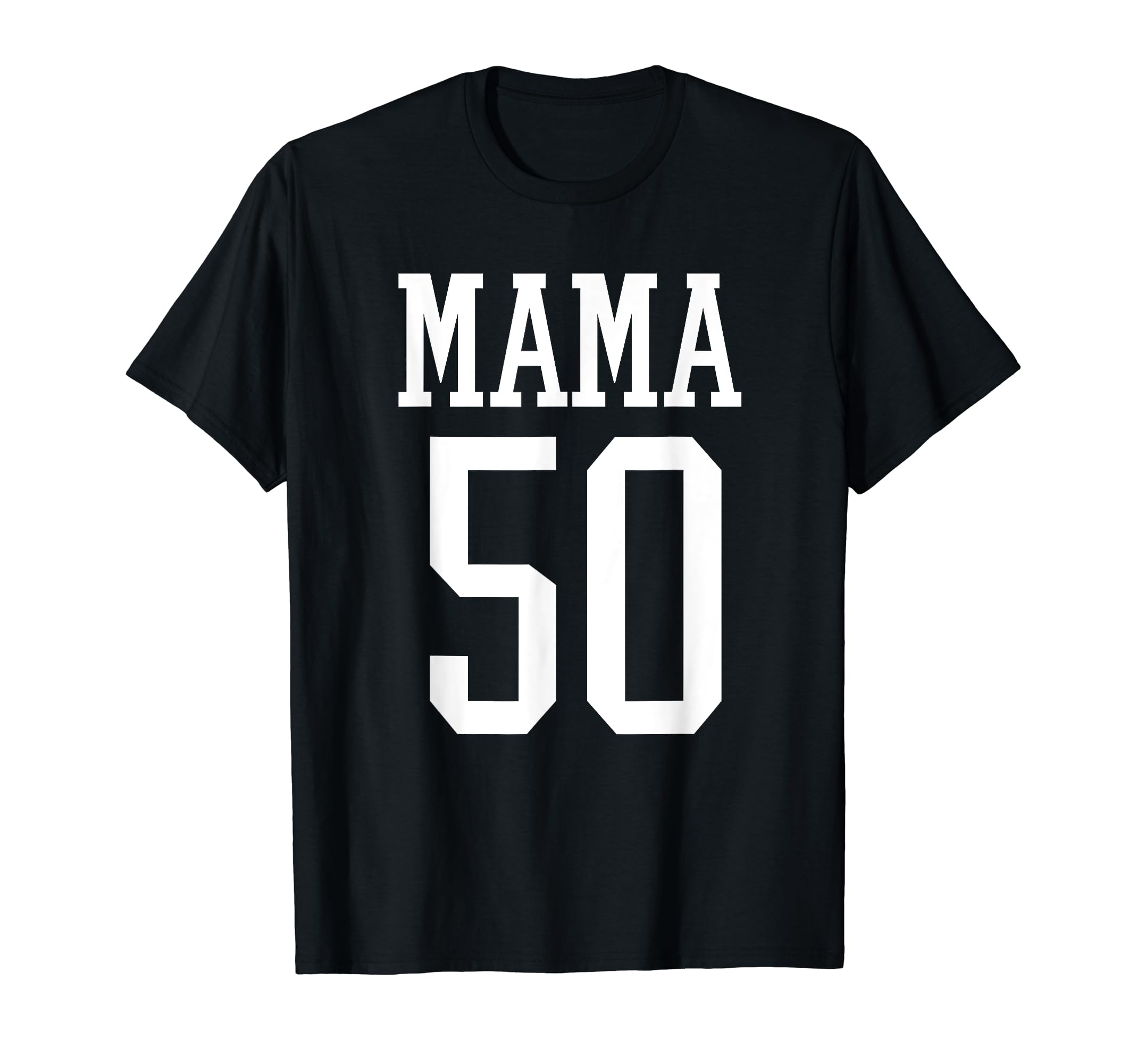 Number 50 Mama Biggest Fan Spirit Wear T-Shirt - Custom Art Print Unisex - T-Shirt, Sweatshirt, Hoodie
