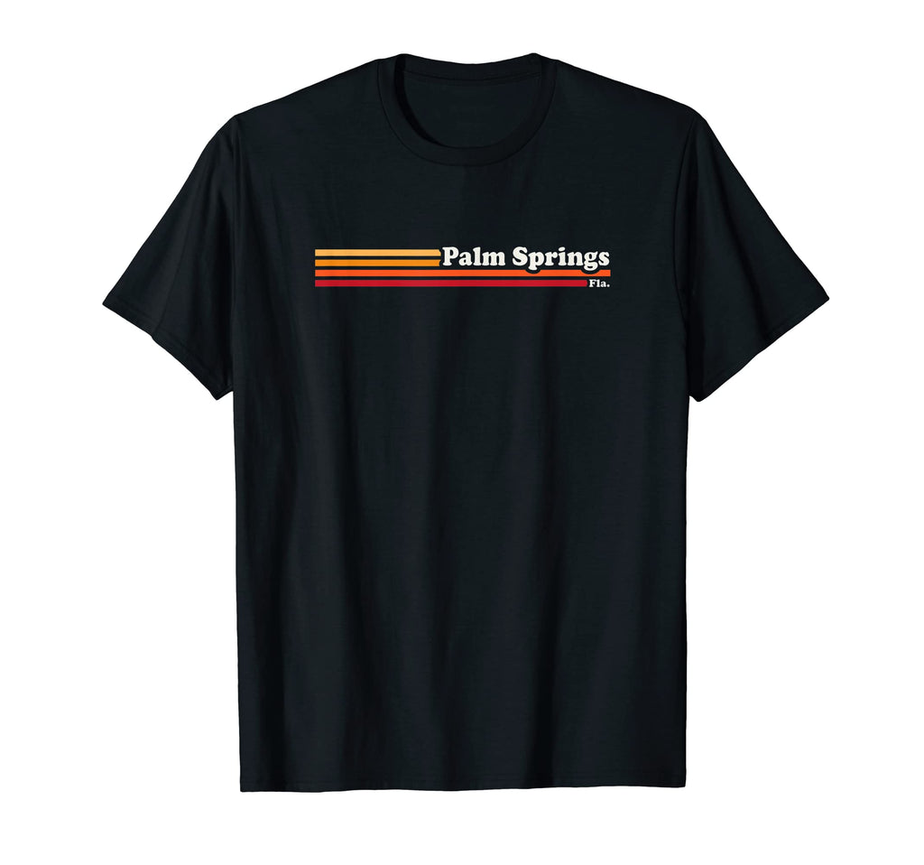 1980S Palm Springs Florida T-Shirt - Trendy Graphic for Adults - T-Shirt, Sweatshirt, Hoodie
