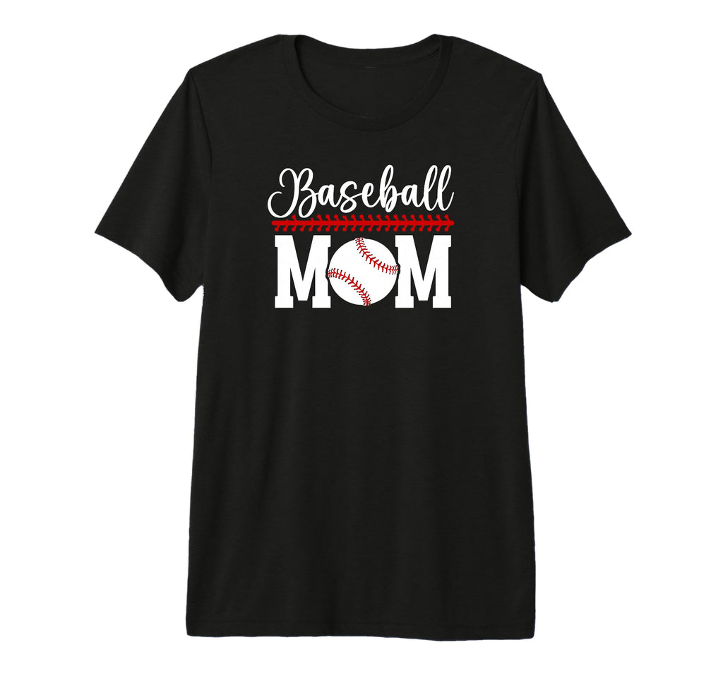 Baseball Mom Baseball Player Mom T-Shirt - Custom Art Print for Adults - T-Shirt, Sweatshirt, Hoodie