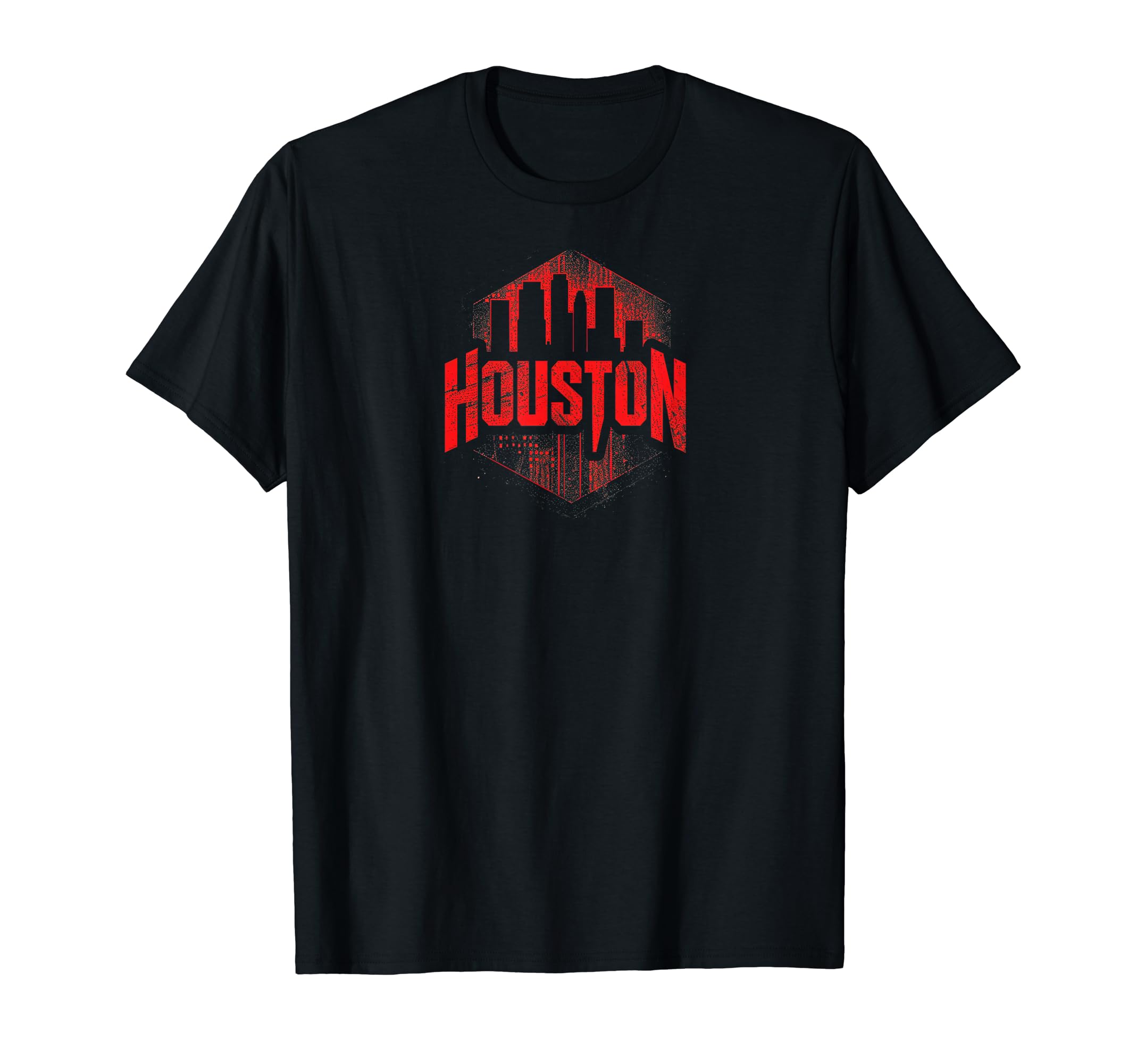 Houston Grit 90S Grunge Urbandecay T-Shirt - Custom Art Print Men Women - T-Shirt, Sweatshirt, Hoodie