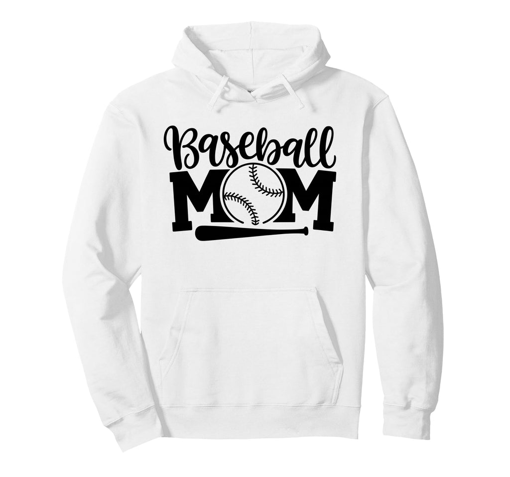 Baseball Mom Cheer Baseball Mama Moms Hoodie - Streetwear Style for Adults - T-Shirt, Sweatshirt, Hoodie