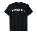 Varsity Anchorage Alaska T-Shirt - Minimalist Print for Adults - T-Shirt, Sweatshirt, Hoodie