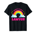 Worlds Nicest Lawyer Rainbow Funny Lawyer T-Shirt - Graphic Print Unisex - T-Shirt, Sweatshirt, Hoodie